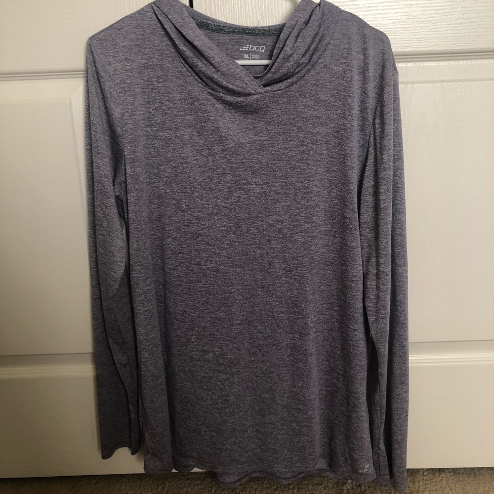 Long sleeve workout hoodie